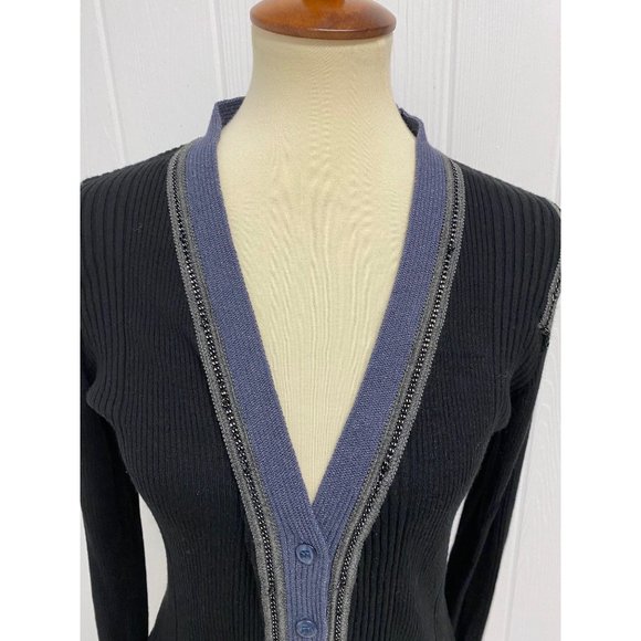 LinQ Los Angeles women's Slimming lightweight Cardigan Size L - Picture 13 of 14